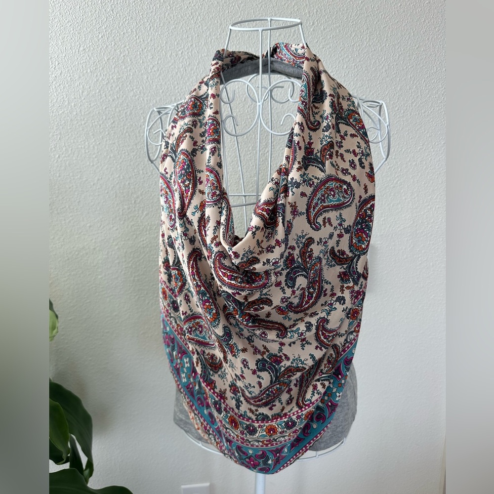 Paisley Print Halter Top
